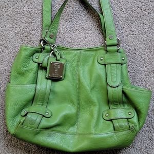 Green Tignanello Leather Purse